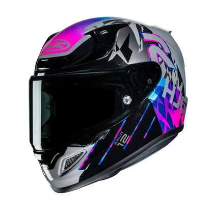HJC RPHA 12 - KATE Integralhelm - Schwarz / Rosa Ref : HJ1593 