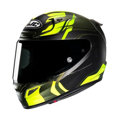 Casque Hjc RPHA 12 - LAWIN - Noir / Vert Ref : HJ1096 