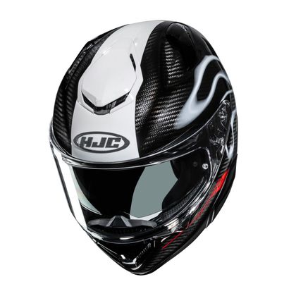 Kask integralny HJC RPHA 72 CARBON - GAREN - Czarny / Czerwony