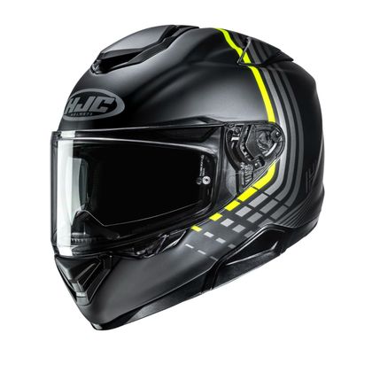 Casque intégral HJC RPHA 72 - VELDINE MAT - Noir / Jaune Ref : HJ1589 