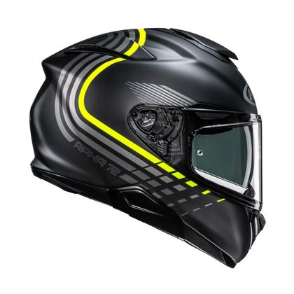 Casque intégral HJC RPHA 72 - VELDINE MAT - Noir / Jaune