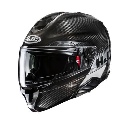 Casque modulable Hjc RPHA91 CARBON - ELIG - Noir / Blanc