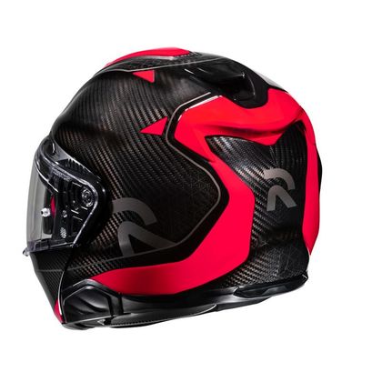 Casque modulable Hjc RPHA91 CARBON - NOELA - Noir / Rouge