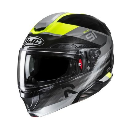 Casque modulable Hjc RPHA 91 - MADAL - Jaune / Noir