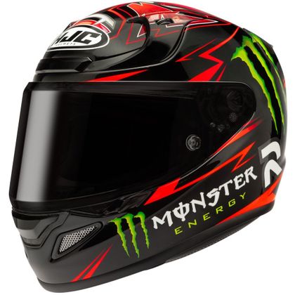 Casque intégral Hjc RPHA 12 - QUARTARARO REPLICA II - Noir / Rouge Ref : HJ1414 