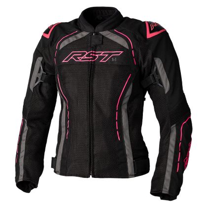 RST S1 MESH WOMAN Jacket - Black / Pink Ref : RST0182 
