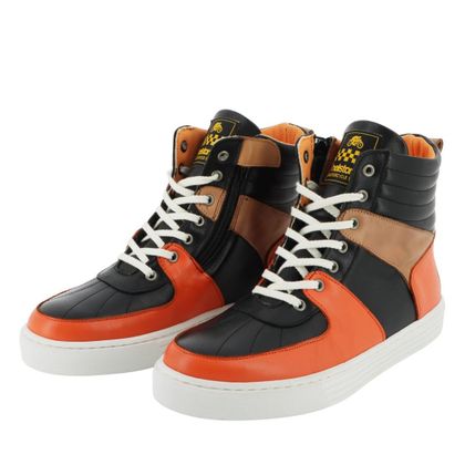 Baskets Helstons RUN - Noir / Orange Ref : HS1277 