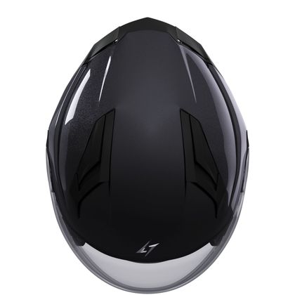Casque jet Stormer RUN SOLID - Noir