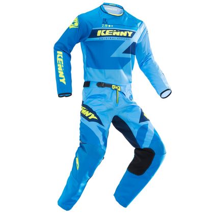 Pantalón de motocross Kenny TRACK FULL BLUE NIÑO