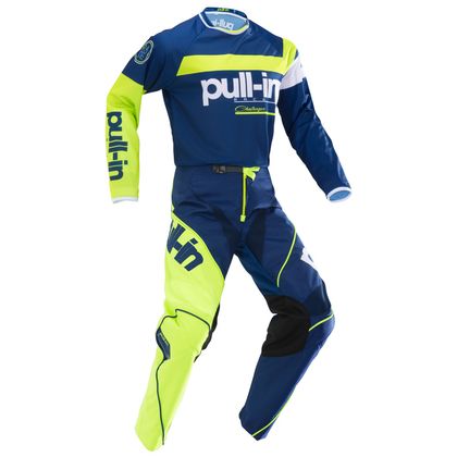 Maillot cross Pull-in RACE NAVY LIME ENFANT