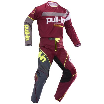 Pantaloni da cross Pull-in RACE BURGUNDY 2019
