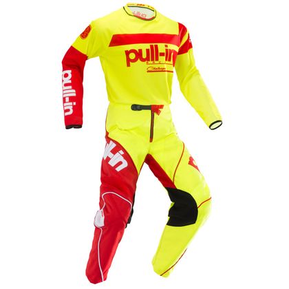 Maillot cross Pull-in RACE NEON YELLOW RED 2019