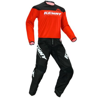 Camiseta de motocross Kenny TRACK RAW - RED 2020