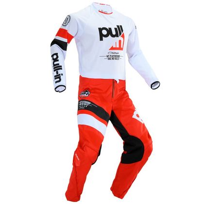 Pantaloni da cross Pull-in CHALLENGER RACE RED WHITE 2020