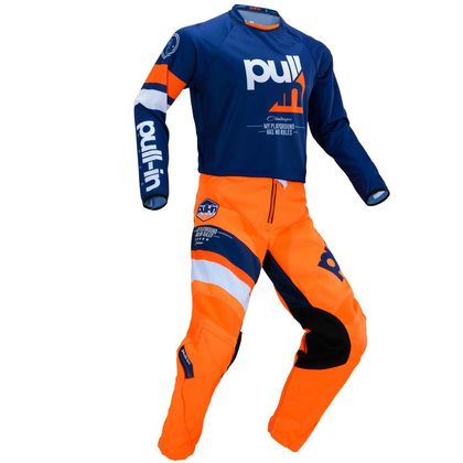 Pantalón de motocross Pull-in CHALLENGER RACE ORANGE NAVY 2020