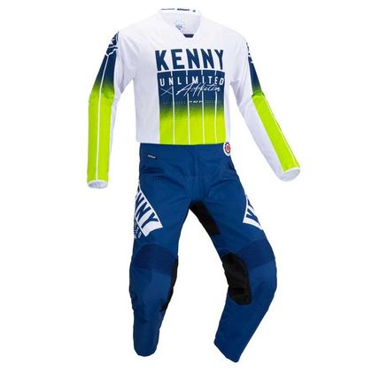 Camiseta de motocross Kenny PERFORMANCE - STRIPES - NAVY 2021