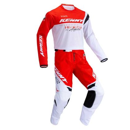 Pantalón de motocross Kenny TRACK - FOCUS - RED 2021
