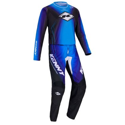 Maillot cross Kenny TRACK ENFANT - Bleu