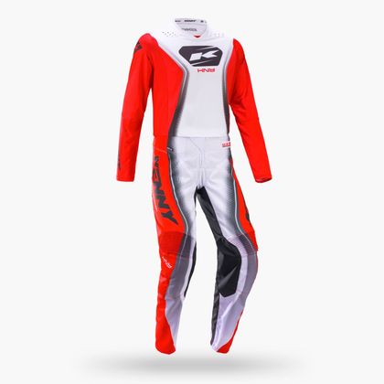 Maillot de motocross Kenny PERFORMANCE - SOLID 2027 - Negru / Roșu