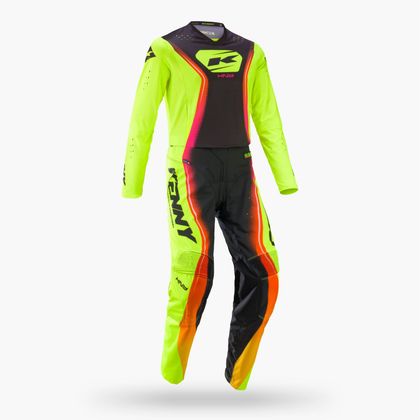 Maillot cross Kenny PERFORMANCE - SOLID 2027 - Noir / Jaune