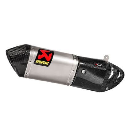 Silencieux Akrapovic Titane embout carbone Ref : S-D12SO6-HAPT / 18112997 