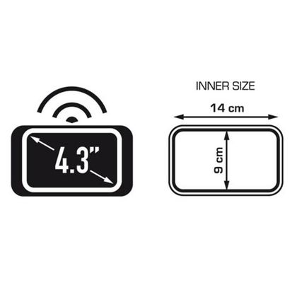 Support GPS Givi GPS S953 (ECRAN 5.1 POUCES) Universel
