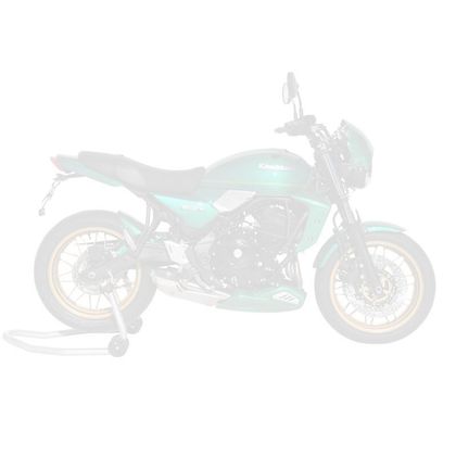 Ecope de radiateur Ermax KAWASAKI Z650RS - Rouge / Orange