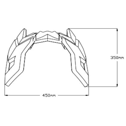 Sabot moteur Puig  - Carbone
