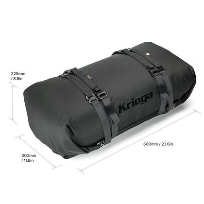 Bolsa de asiento Kriega Rollpack-40 (40 litros) - Amarillo / Negro