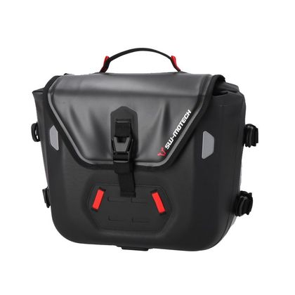Alforjas laterales SW-MOTECH SysBag WP S (12-16 litros) completo con soporte - Negro Ref : BC.SYS.07.512.31200/ / BC.SYS.07.512.31200/B 