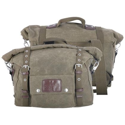 Sacoches cavalières Oxford HERITAGE ROLL BAG (40 litres) universel - Vert Ref : OD0170 