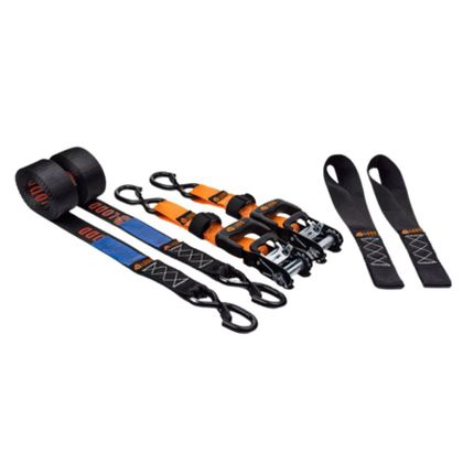 Sangle à cliquet LODD Lot de 2 Universel - Orange / Noir Ref : LOD0003 / MTD2 