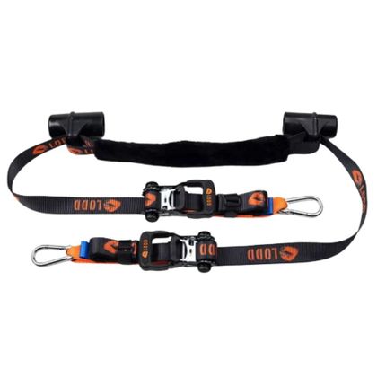 LODD med manchetter Universel Ratchet rem. - Orange / Sort.