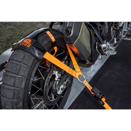 LODD 60 cm × 25 mm Universel Bagagerum blok - Orange / Sort.