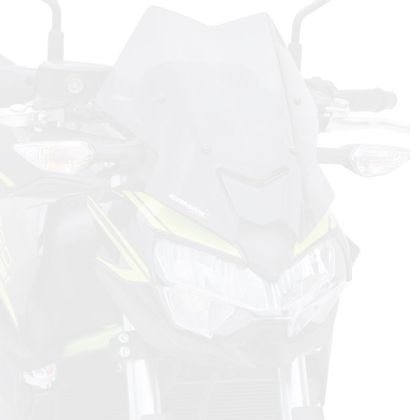 Saute vent Ermax Sport (33 cm) - Noir Ref : EM1879 KAWASAKI 650 Z 650 ABS - 2020 - 2025