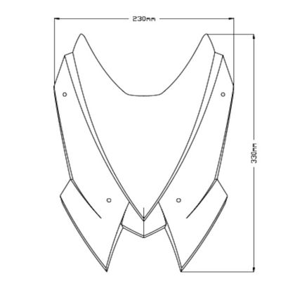 Puig Sport Windscherm - Rood