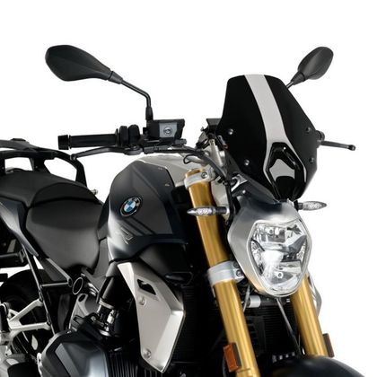 Saute vent Puig SPORT COMPATIBLE SANS LE SUPPORT BMW ORIGINE - Noir Ref : 3624 BMW 1200 R 1250 R ABS (0J71) - 2019 - 2022