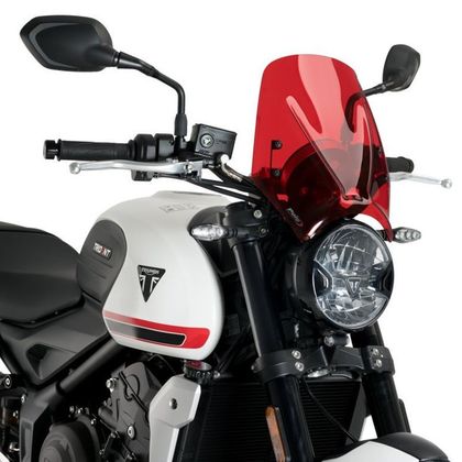 Puig Sport Windscherm - Rood Ref: 20638 TRIUMPH 660 TRIDENT 660 - 2021 - 2025