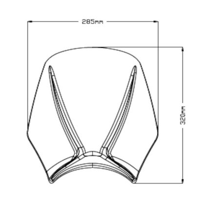 Puig Sport Windscherm - Rood