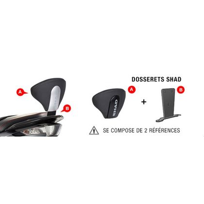 Supporto Shad Support pour dosseret scooter