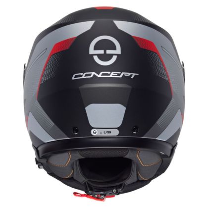 Schuberth CONCEPT TRACER Systeemhelm - Zwart / Rood