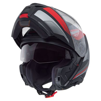 Schuberth CONCEPT TRACER Systeemhelm - Zwart / Rood Ref: SE0310-C664 