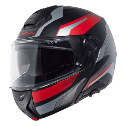 Schuberth CONCEPT TRACER Systeemhelm - Zwart / Rood