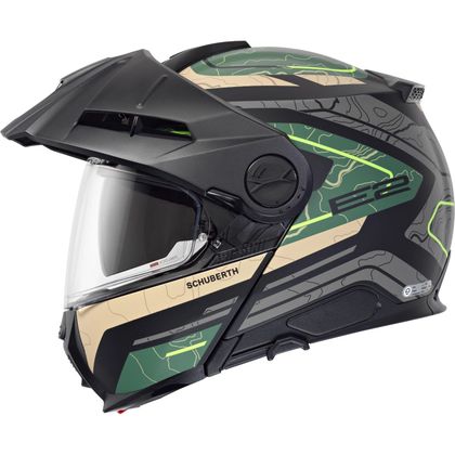 Schuberth E2 EXPEDITION Systeemhelm - Groen