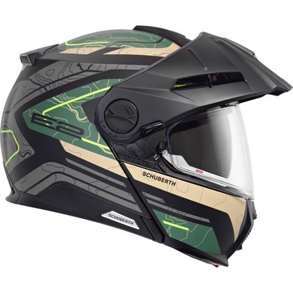 Schuberth E2 EXPEDITION Systeemhelm - Groen
