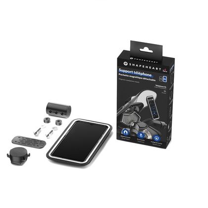 Support Smartphone Shapeheart MAGNETIQUE POUR SCOOTER TAILLE M universel Ref : SPH-CENTRALE.M 