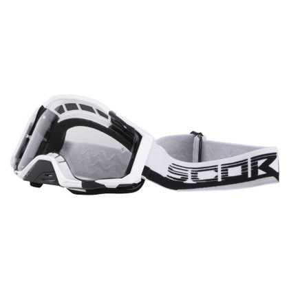 Gafas de motocross Scorpion Exo E21 2023 - Blanco / Negro