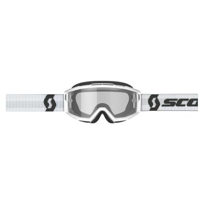 Gafas de motocross Scott SPLIT OTG WKS - WHITE / CLEAR 2024 - Blanco
