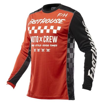 Camiseta de motocross FASTHOUSE GRINDHOUSE ALPHA RED/BLACK 2022 Ref : FAS0134 