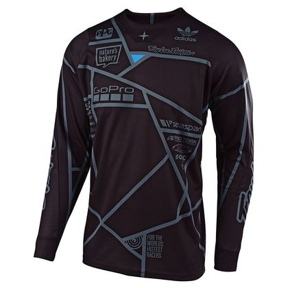 Camiseta de motocross TroyLee design SE METRIC NEGRO 2019 Ref : TRL0224 